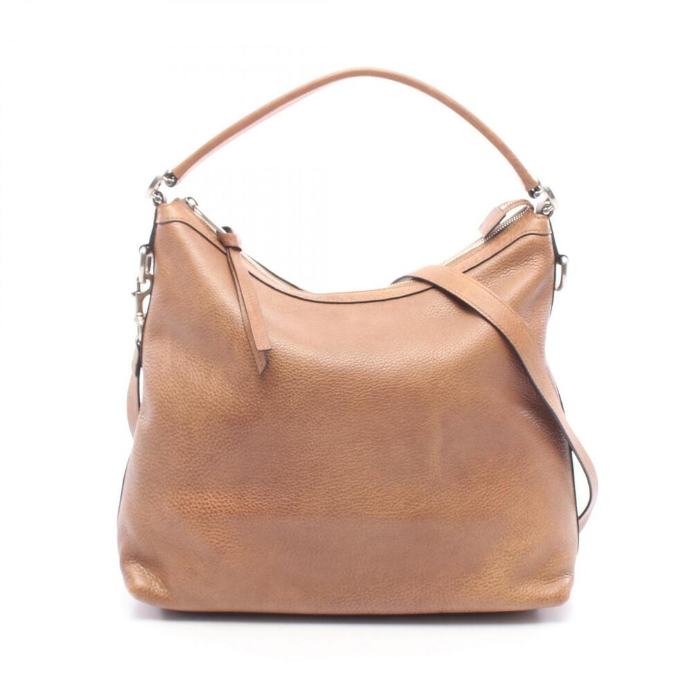 Gucci Miss GG Shoulder Bag Leather Brown
